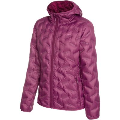 6. Viking Aspen Lady women's hooded down jacket, purple, insulated (750/23/8818/46)