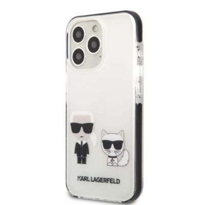 2. Karl Lagerfeld KLHCP13XTPEKCW iPhone 13 Pro Max 6.7" hardcase white/white Karl&Choupette