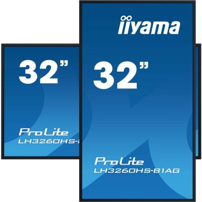 5. Large Format Monitor iiyama LH3260HS-B1AG A 80cm (31.5") LED Wi-Fi 500 cd/m2 Full HD Android 11 24/7 Black