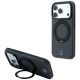 Mercedes Leather with Ring Stand MagSafe Case for iPhone 18 Pro Max / 17 Pro Max - Dark Gray