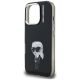 6. Karl Lagerfeld IML Aquarelle Karl & Logo MagSafe Case for iPhone 16 Pro Max - Black