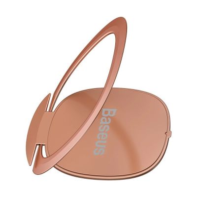3. Baseus ultra-thin self-adhesive ring holder phone stand pink (SUYB-0R)