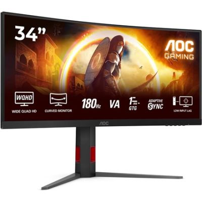 19. MONITOR AOC LED 34" CU34G4 180Hz