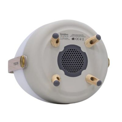 6. Kooduu Lite-up PLAY Mini Portable Mono Speaker Sand, White, Wood 8 W