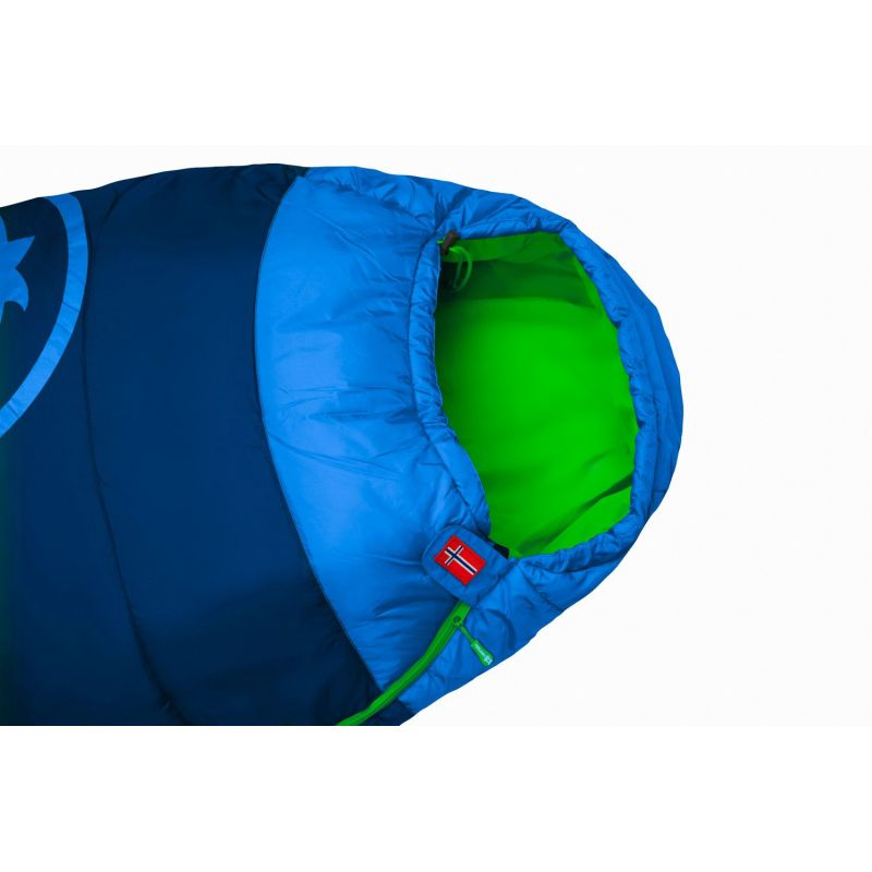 3. Trollkids Fjell Dreamer outdoor sleeping bag for children's camping tent, black (950-100)