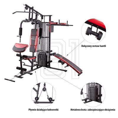 81. Atlas with bench HMS Titan 12 150 LBS