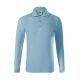 5. Kids' Pique Polo LS Polo Shirt (Blue)