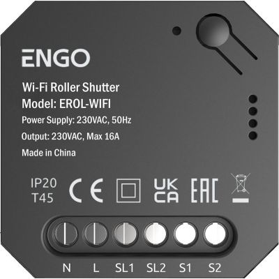 ENGO Controls EROL-WIFI - Wi-Fi Roller Shutter Controller for the ENGO Smart flush-mounted system