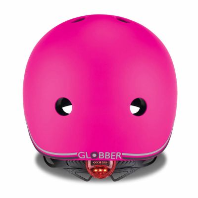 9. Globber Neon Pink Jr 506-110 helmet
