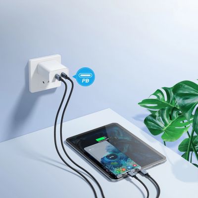 7. Choetech XCC-1014 USB-C / USB-C PD 60W cable - gray