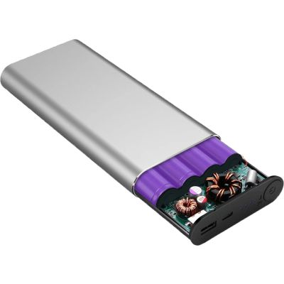 4. Powerbank RealPower PB-20000PD Pro silver 20,000mAh