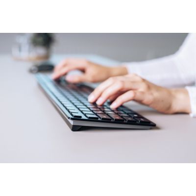 6. CHERRY KW 9100 SLIM Keyboard Universal RF Wireless + Bluetooth QWERTZ Swiss Black