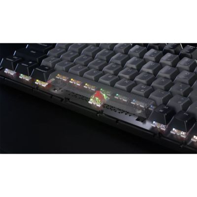 4. Corsair Gaming K65 Plus 75% RGB Wireless Gaming Keyboard, MLX RED - Black, Gray
