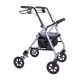 The four-wheeled aluminum support makes it easier