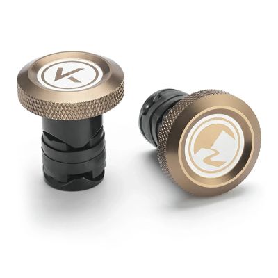 Rockbros VK-KB10 ROAD TO SKY Aluminum Handlebar Plugs - Brown