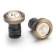 Rockbros VK-KB10 ROAD TO SKY Aluminum Handlebar Plugs - Brown