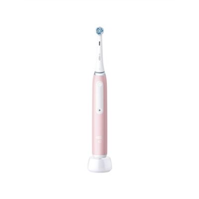 7. Braun Oral-B iO 3 PINK electric toothbrush - magnetic toothbrush