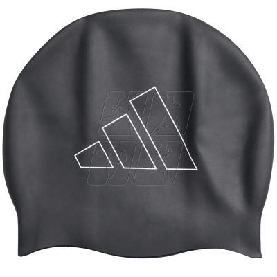 4. Adidas Logo Swim swimming cap IA8305