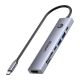 10. UNITEK HUB USB-C 7IN1 PD 100W HDMI 2.0 WITH ON/OFF BUTTON