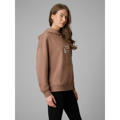 3. Women's loose sweatshirt with hood 4F 4FRSS26TSWSF2836-83S