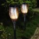 17. TORCH SOLAR LAMP DANCING FLAMES 3IN1 10X10X86CM 12 LED