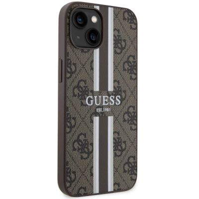 4. Guess GUHMP14MP4RPSW iPhone 14 Plus 6.7" brown/brown hardcase 4G Printed Stripes MagSafe