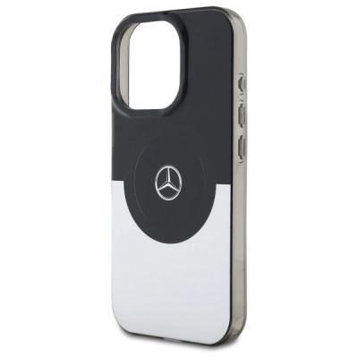 6. Mercedes Double Layer BiColor MagSafe case for iPhone 16 Pro Max - silver