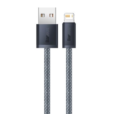 3. Baseus cable for iPhone USB - Lightning 2m, 2.4A gray (CALD000516)