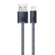 3. Baseus cable for iPhone USB - Lightning 2m, 2.4A gray (CALD000516)