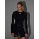 7. Women's training longsleeve slim quick-drying 4F 4FWAW26TFLOF595-20S