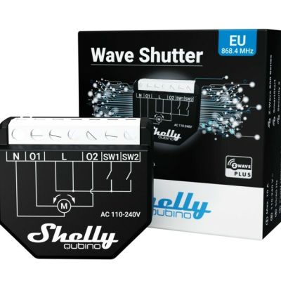 4. Intelligent Z-Wave roller shutter controller Shelly Qubino Wave Shutter