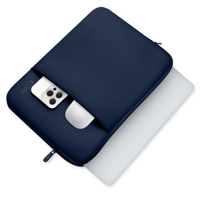5. Tech-Protect Neoprene Laptop Case 15-16" - Navy Blue