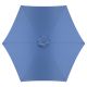 19. GARDEN UMBRELLA 300CM FOLDING NAVY BLUE