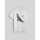 5. Men's regular printed T-shirt 4F 4FKAW26TTSHM4499-10S