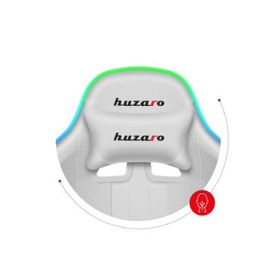 26. Huzaro Force 4.7 RGB White Gaming Chair