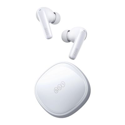 QCY T13X In-Ear Headphones with ENC IPX5 Bluetooth 5.3 - White