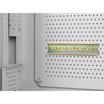 14. LANBERG INSTALLATION RACK CABINET WALL-HUNG 19" 6U+3U 540X200 LOW PROFILE GRAY (ASSEMBLED)