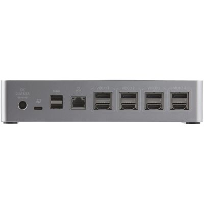 4. StarTech.com DK31C4DPPDUE Wired Docking Station USB 3.2 Gen 2 (3.1 Gen 2) Type-C Black, Gray