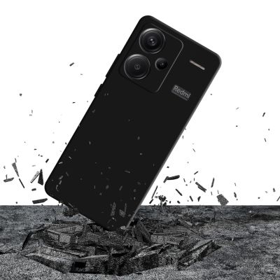 7. 3mk Silicone Case for Xiaomi Redmi Note 13 Pro+ - Black