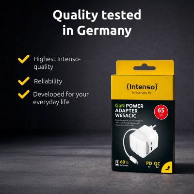 8. Intenso 7806520 Power Adapter/Inverter Internal 65 W Black