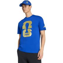 adidas FIFA World Cup 26 Official Emblem Men's T-Shirt Blue KB3705