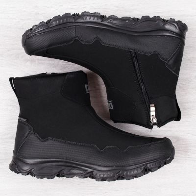 6. Men's waterproof snow boots black DK