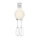 2. Smeg HMF01CREU hand mixer in cream with a retro 1950s style.