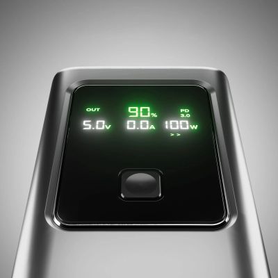 5. Powerbank SBS 10000mAh PD 35W with LCD display - gray