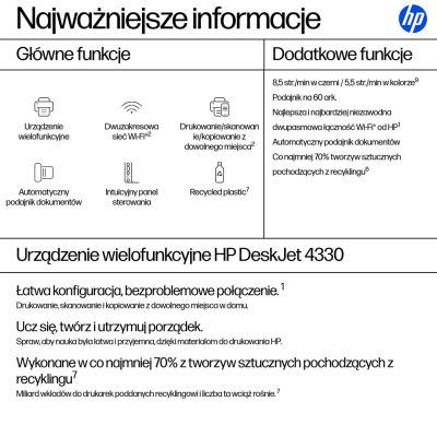 127. HP DeskJet 4330 All-in-One Printer (AJ4X9B)