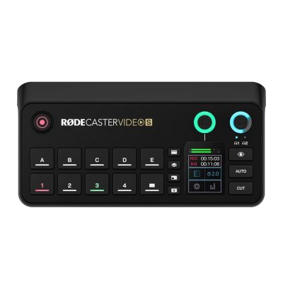 6. RODECaster Video S - Video and Audio Production Console, Small Version