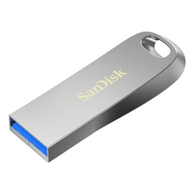 4. SanDisk Ultra Lux SDCZ74-256G-G46 Flash Drive (256GB; USB 3.0; Silver)