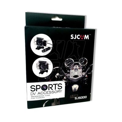 4. Waterproof housing motobike mount SJCAM SJ5000x waterproof housing motobike kit (SALE)