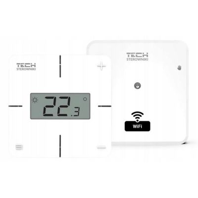 Wireless room thermostat white T-2x Wi-Fi Tech controllers