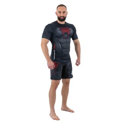 10. The "Snake" compression Rashguard shirt is made of DBX MORE DRY M material.